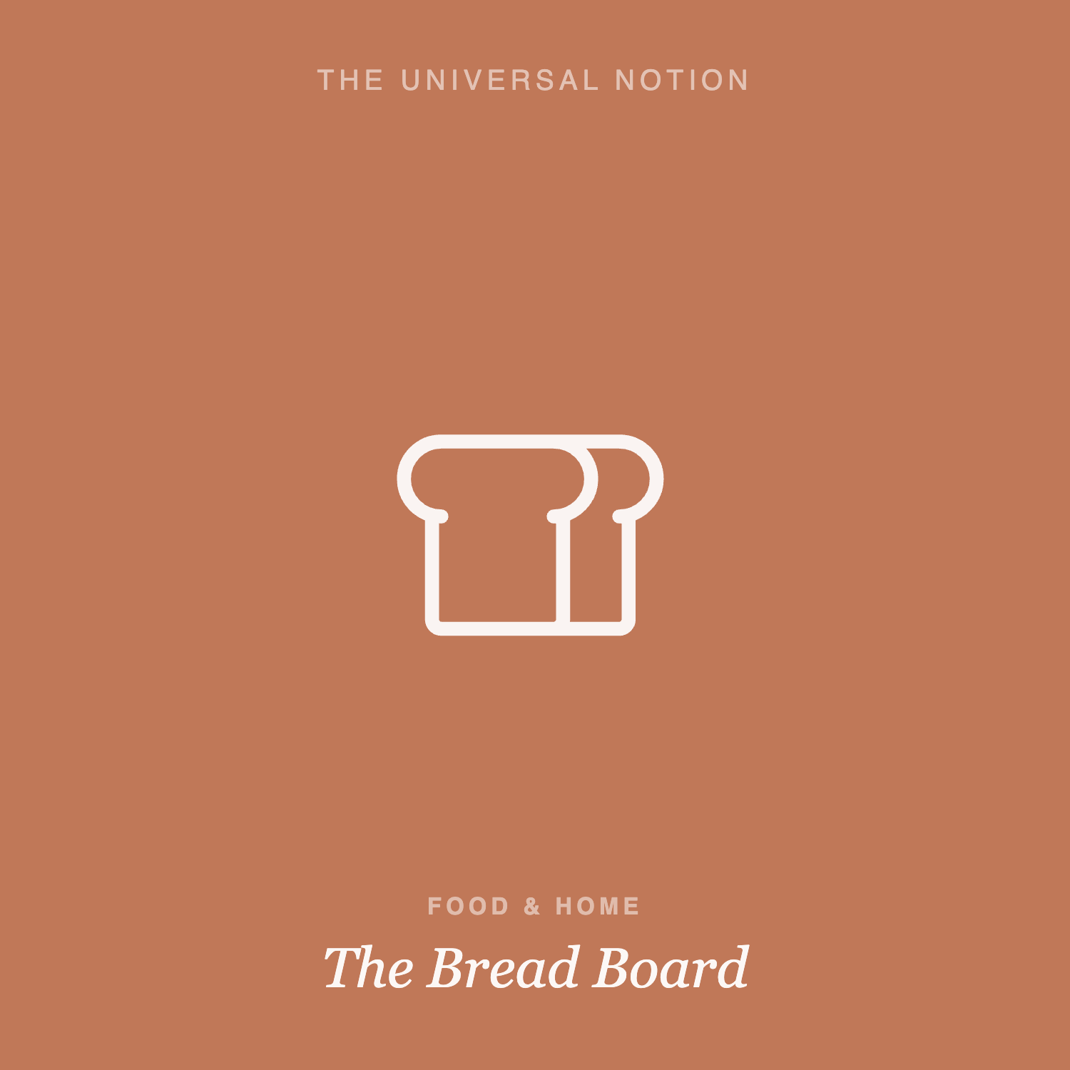 The Bread Board — Notion recipe board template for meal planning
